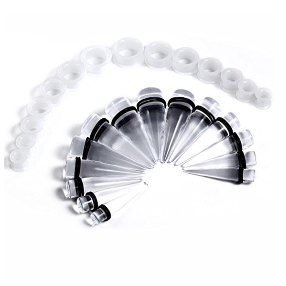 Acrylic Stretch Taper & Silicone Gauging 28pc Set - Picture 5 of 8